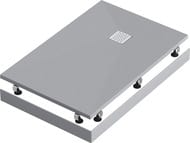 Экран GOOD DOOR BAS ABS Essentia 1200х800 Soft-touch, цвет: графит (прямоугольный)