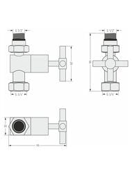 ������� ������ ����� ������� ����. �����, 1/2"��3/4" �������� �����, 00-1409-1234