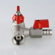 Кран дренажный 1/2"В-1/2"В. VALTEC BASE шаровой с обратным клапаном, VT.248.N.04