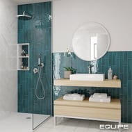 Настенная плитка EQUIPE MANACOR Glacier (65х400) бирюзовая (кв.м.)
