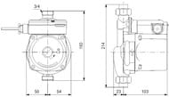 Насос повышения давления GRUNDFOS UPA 15-90 N, H-9м, Q-1,7м3/ч, G-3/4"НР, нерж., 220В, арт.99539041