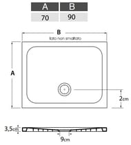 ������� ������ Azzurra Rapid (900�700�40) �������������, ��������, ����� RAPD09007040CT