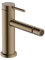 Смеситель Hansgrohe Tecturis S для биде, с донным клапаном, шлифованная бронза 73201140 — миниатюра 1