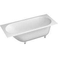 Ванна Salini Ornella Kit 102412G 1800х800х600 иск. камень S-Sense, белый глянец, с обвязкой