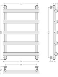    800500 (5 .) ,  ., 3/4" 03-0226-8050