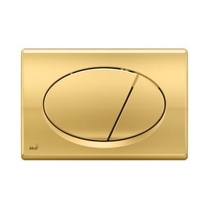 Кнопка для бачка-инсталляции ALCAPLAST M75 золотая