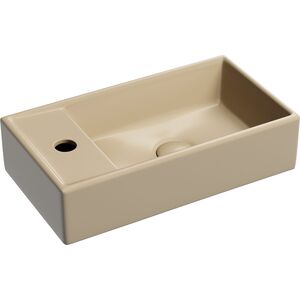 Раковина подвесная Ceramicanova Element 407х217х100 чаша справа,от. под смес.,капучино мат.CN6051RMC