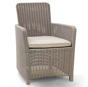 Стул-кресло B:RATTAN Manhattan (63x63x88) капучино