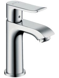 Смеситель Hansgrohe Metris 31088000 для умывальника с фиксированным изливом, донным клапаном, хром — миниатюра 1