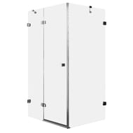 Душевой уголок RAVAK BRILLIANT BSDPS-90/90L (895х895х1950) распашная дверь, стекло, хром+Transparent