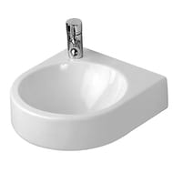 Рукомойник DURAVIT ARCHITEC 360х380х150 намеченное отверстие под смеситель слева 0766350000