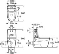 Roca KHROMA ���� ��� ������� �������� � ������������� �������� (390�700�400) ����� 342657000