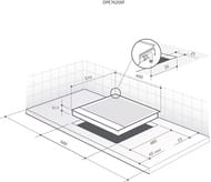 ������� �������� ������ De Dietrich (600�510) 4 ��������, ������/����.����� DPE7620XF