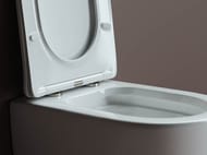 Унитаз подвесной Ceramicanova Mia 350х360х520 безободковый, сиденье микролифт, белый CN1805