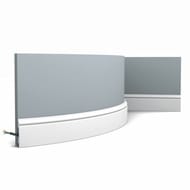 Плинтус гибкий Orac Decor SX165F (69х11х2000) белый (шт.)