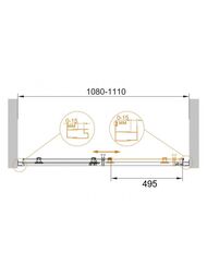 ������� ����� CEZARES ECO (1180-1210�1900) O-BF-1-120-C-NERO ������ �����/������� ������ �������