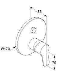 ��������� KLUDI PURE&EASY ��� ����� � ����, ������������ PUSH&SWITCH, ������� ����� 376590565