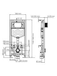 ����������� ��� ������� WasserKRAFT Aller � �������� �����, ������ ������� 10TLT.010.ME.MB04
