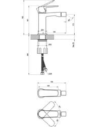 ��������� ��� ���� RAVAK Life LF 056.20BL �������������, ����� 160��, �/���. �������, ����: ������