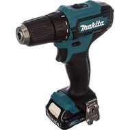 Шуруповерт MAKITA DF333DWYE аккумуляторный, 12В 2*1.5Ач. 20полож, 450/1700об/мин, 10мм, кейс