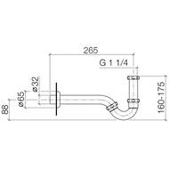  Dornbracht 10050970-00   1 1/4" 