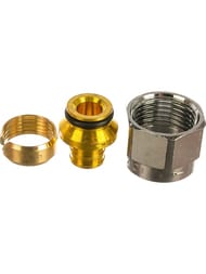 Евроконус FAR (концовка) обжим для пласт.труб 16*2,2 х 1/2", FC 6075 58845