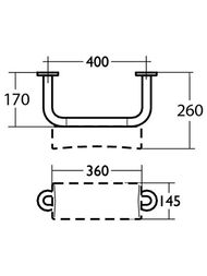 ����� ��� ����� Ideal Standard CONTOUR 40��, ��� ���� � �������� � ��������� 70��, ����� S6481AC