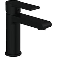 Смеситель для раковины Cersanit BRASKO BLACK 63107 донный клапан клик-клак, черный