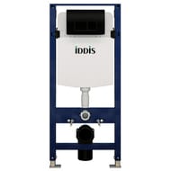 Инсталляция IDDIS Profix, клавиша смыва Optima Home матов.черный, для подвесного унитаза OPH00MBi32K