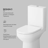 Унитаз компакт AM.PM Spirit 2.0 (370х635х850) FlashClean без сиденья C708600WH