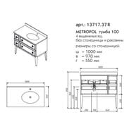 ����� ��� ���������� � ������� �������� Caprigo ��������� 1000�970�550 ������, ���� �����/������ 13717.37R-B016/B032