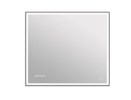 Зеркало Cersanit LED 011 design 800х700 с подсветкой, часы, металл. рамка KN-LU-LED011*80-d-Os — изображение 2