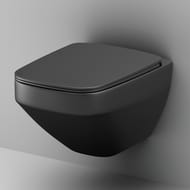 Унитаз подвесной AM.PM Inspire 2.0 FlashClean с сиденьем микролифт, черный мат. C50A1700MBSC
