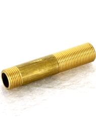 Сгон Tiemme 1/2"х100мм с длинной резьбой, латунь, 1500286 — изображение 3