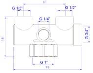 Группа безопасности котла VALTEC 1", 0-4 бар, VT.460.0.3