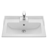 Раковина Aquaton Фабиа 65 1A708731FB010 650x450x180 мм, перелив, отверстие под смеситель, белая