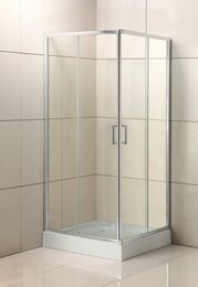 Душевой уголок BelBagno Uno (900х900х1950) UNO-195-A-2-90-C-Cr квадрат, стекло прозрачн/проф.хром