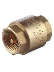 Клапан обратный Tiemme вертикальный 3/4" (с латунным седлом) 3500021