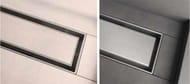 Комплект для монтажа дренажного канала TECElinus 2в1, 900мм, с лотком tile и решеткой steel 15103099