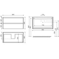 ����� ��� �������� SANCOS Cento (890x450x500) ���������, ��� �����, ����� CN90W