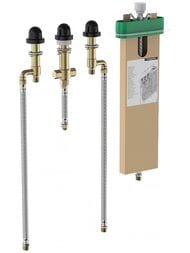 Hansgrohe Скрытая часть смесителя на борт ванны на 4 отверстия с sBox 13440180 — миниатюра 1