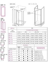 ������� ����� RAVAK SUPERNOVA SDOP-90 (873-910�1850) ���������, ������, �����+Transparent