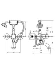 ��������� Boheme Tradizionale Chromo 263-BLC ��� �����/����, ���������,��������, ����� 1 �����, ����