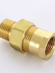 Сгон (американка) VIEGA 1/2"Нх1/2"В прямой, коническое уплотнение, бронза арт. 447 007