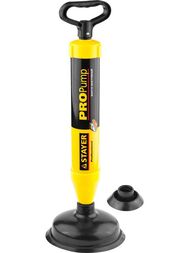 Вантуз STAYER "Professional" вакуумный PROPump, с двумя адаптерами 51925 — миниатюра 1