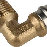 Угольник-переходник STOUT 1/2"Нх16 для металлопластиковых труб прессовой SFP-0011-001216