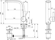 Ideal Standard MELANGE ��������� ��� ����������� A6041AA ������� , ���. ����� 220�� , ����. ��������