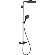 Душевая система Hansgrohe Raindance Select S 240 1jet 27633670  термостат, для душа,черный матовый