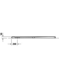 Поддон акриловый Duravit Tempano 1400х1000х45 с антискользящим покрытием 720203000000001