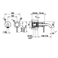 ��������� Gessi 316  54483.239 ��� �����������, ������������, ����� 146��, ������� �����, ����� ����